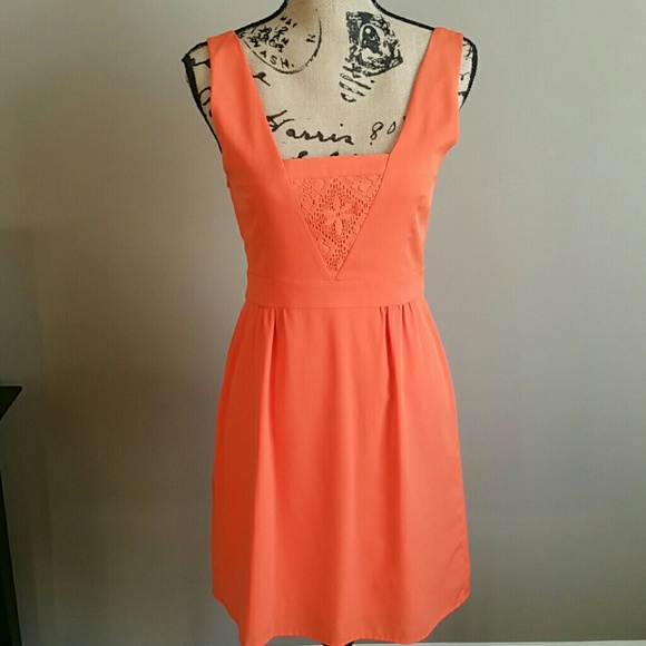 gianni bini orange dress